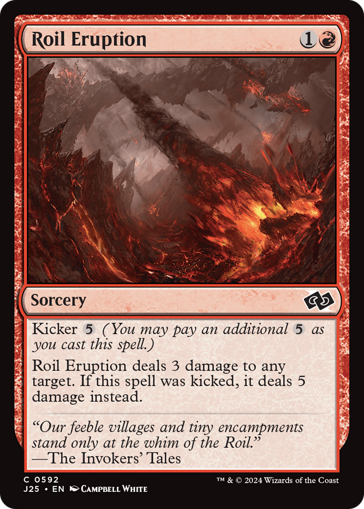 Roil Eruption [Foundations Jumpstart] | The Time Vault CA