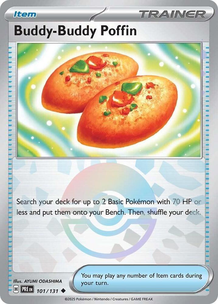 Buddy-Buddy Poffin (101/131) (Poke Ball Pattern) [Scarlet & Violet: Prismatic Evolutions] | The Time Vault CA