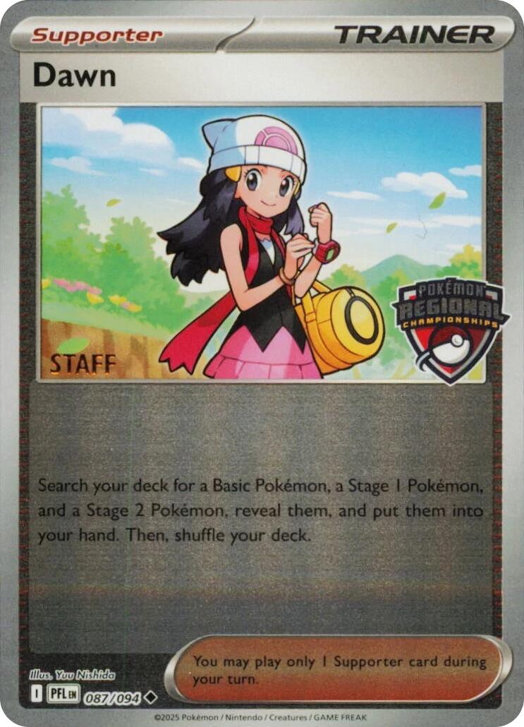 Dawn (087/094) (Regional Championship) [Staff] [League & Championship Cards] | The Time Vault CA