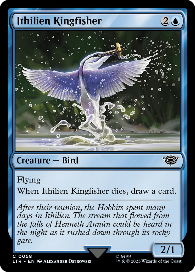 Ithilien Kingfisher [The Lord of the Rings: Tales of Middle-Earth] | The Time Vault CA