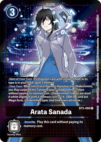 Arata Sanada [BT5-090] (Buy-A-Box Promo) [Battle of Omni Promos] | The Time Vault CA