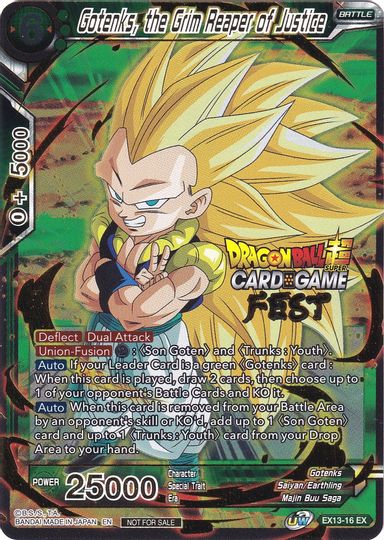 Gotenks, the Grim Reaper of Justice (Card Game Fest 2022) (EX13-16) [Tournament Promotion Cards] | The Time Vault CA