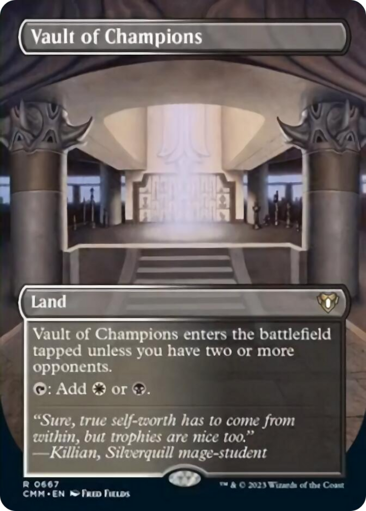 Vault of Champions (Borderless Alternate Art) [Commander Masters] | The Time Vault CA