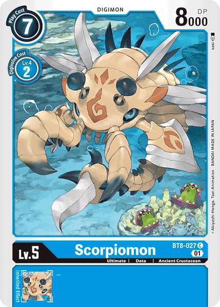 Scorpiomon [BT8-027] [New Awakening] | The Time Vault CA