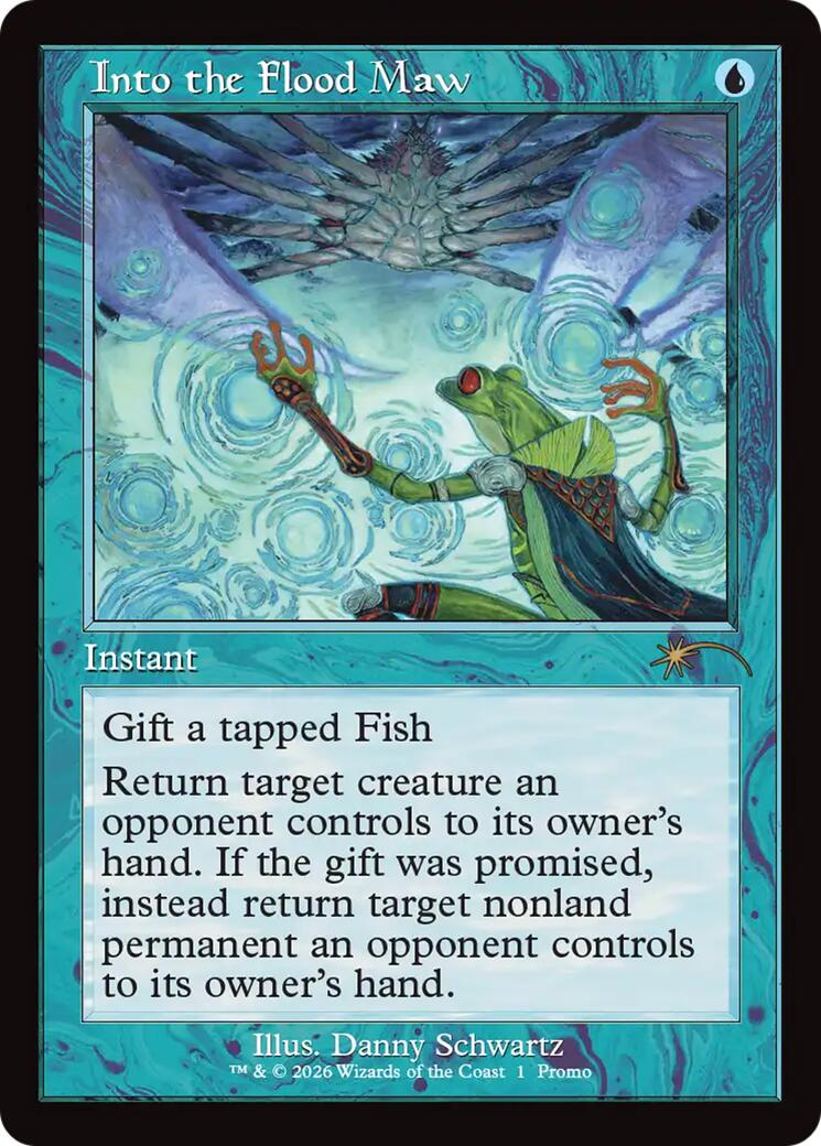 Into the Flood Maw (Retro Frame) [Wizards Play Network 2026] | The Time Vault CA