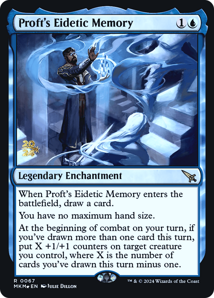 Proft's Eidetic Memory [Murders at Karlov Manor Prerelease Promos] | The Time Vault CA