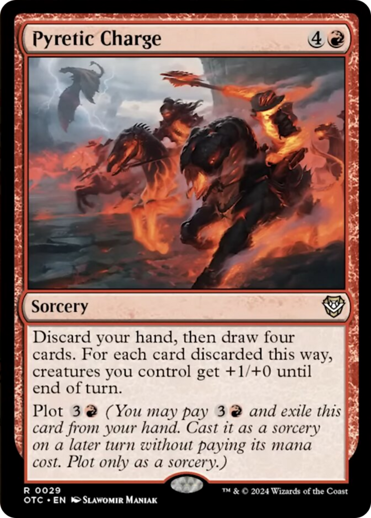 Pyretic Charge [Outlaws of Thunder Junction Commander] | The Time Vault CA