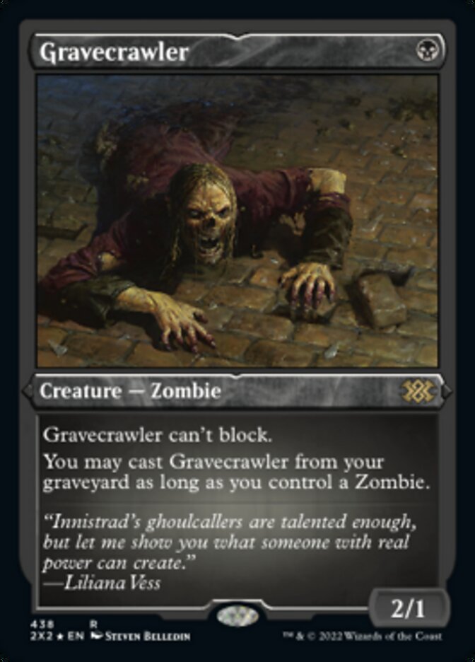 Gravecrawler (Foil Etched) [Double Masters 2022] | The Time Vault CA