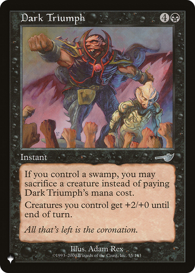 Dark Triumph [The List] | The Time Vault CA