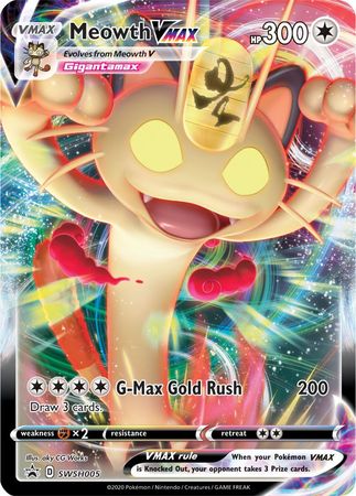 Meowth VMAX (SWSH005) [Sword & Shield: Black Star Promos] | The Time Vault CA