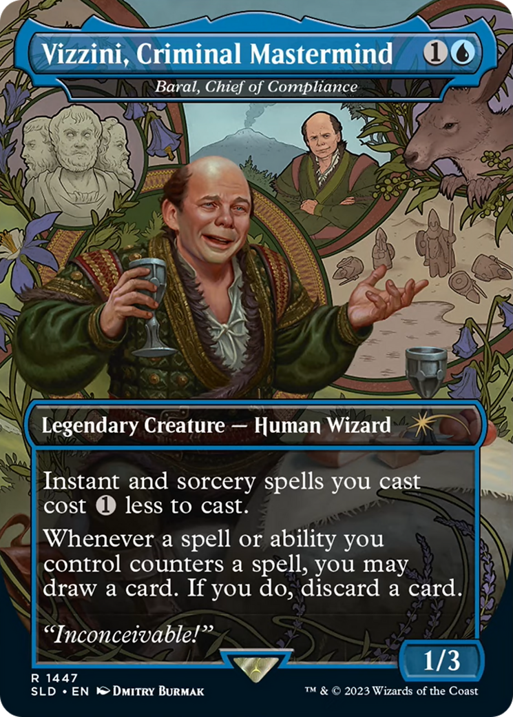 Vizzini, Criminal Mastermind - Baral, Chief of Compliance [Secret Lair Drop Series] | The Time Vault CA