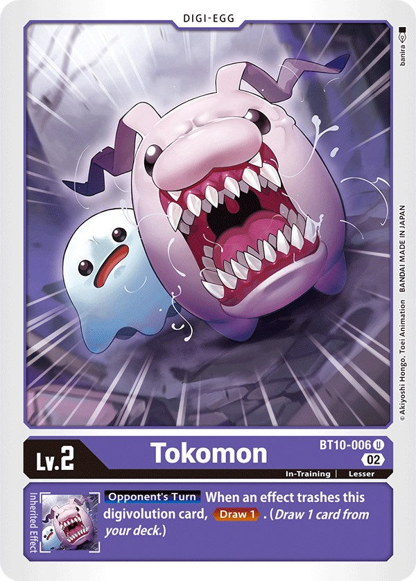 Tokomon [BT10-006] [Xros Encounter] | The Time Vault CA