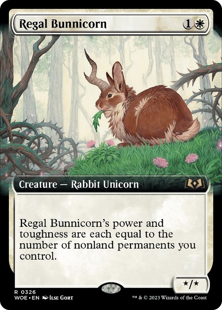 Regal Bunnicorn (Extended Art) [Wilds of Eldraine] | The Time Vault CA