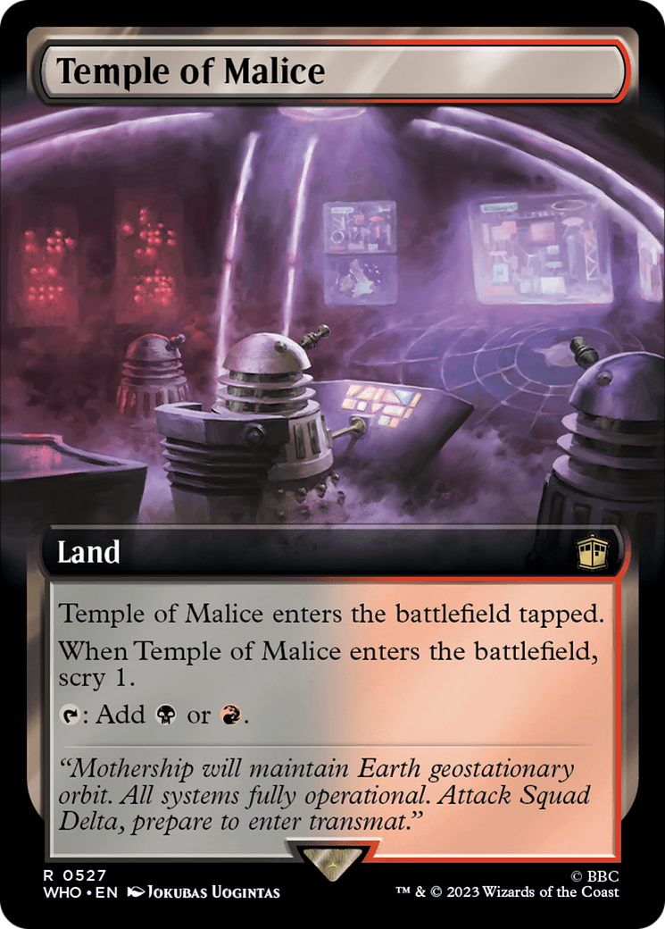 Temple of Malice (Extended Art) [Doctor Who] | The Time Vault CA