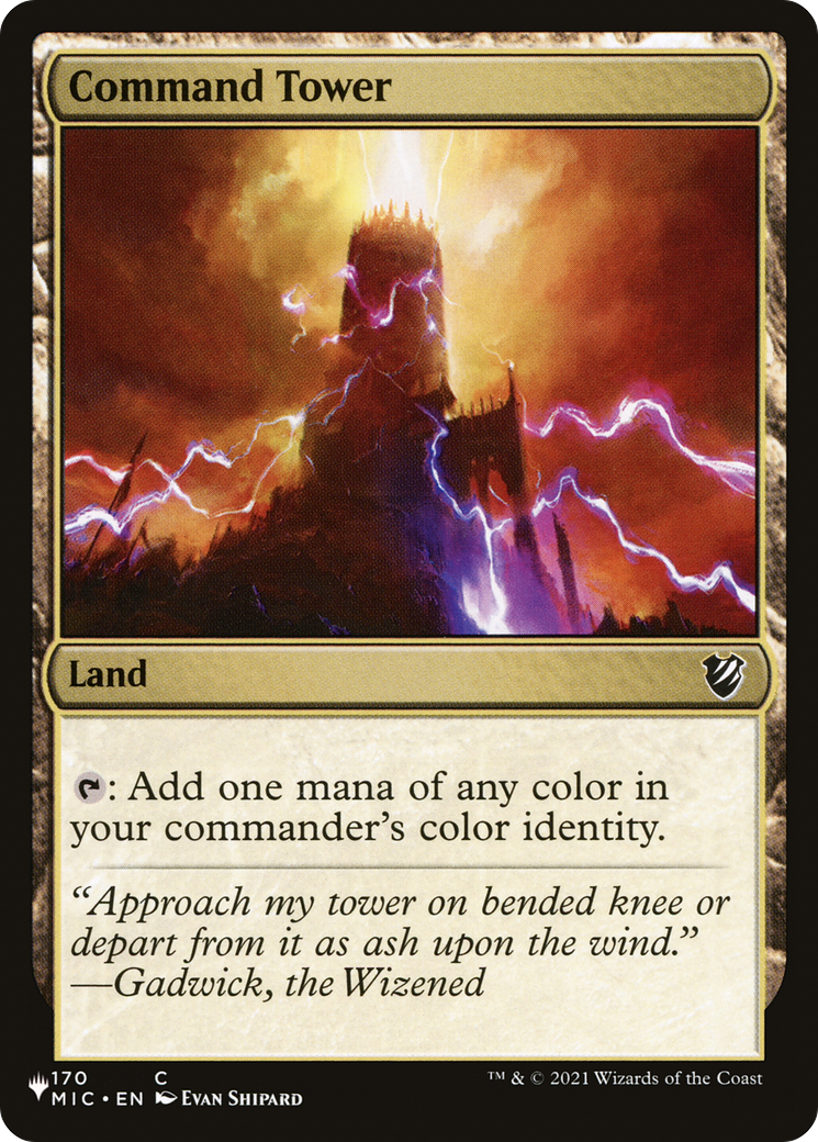 Command Tower (MIC) [The List] | The Time Vault CA