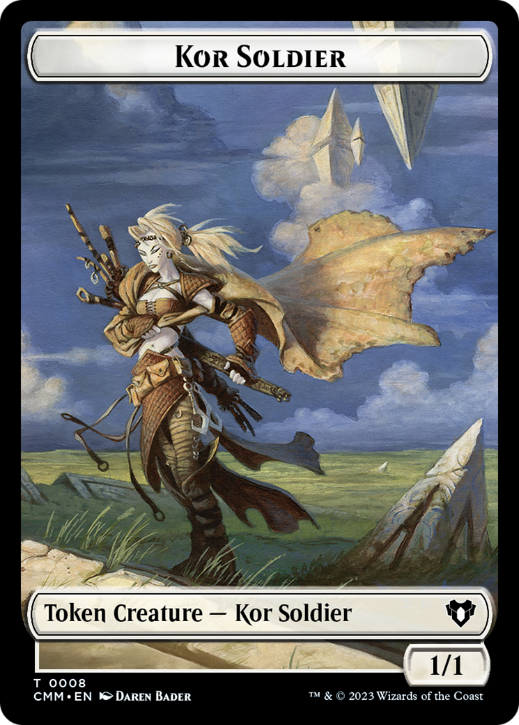 Kor Soldier Token [Commander Masters Tokens] | The Time Vault CA