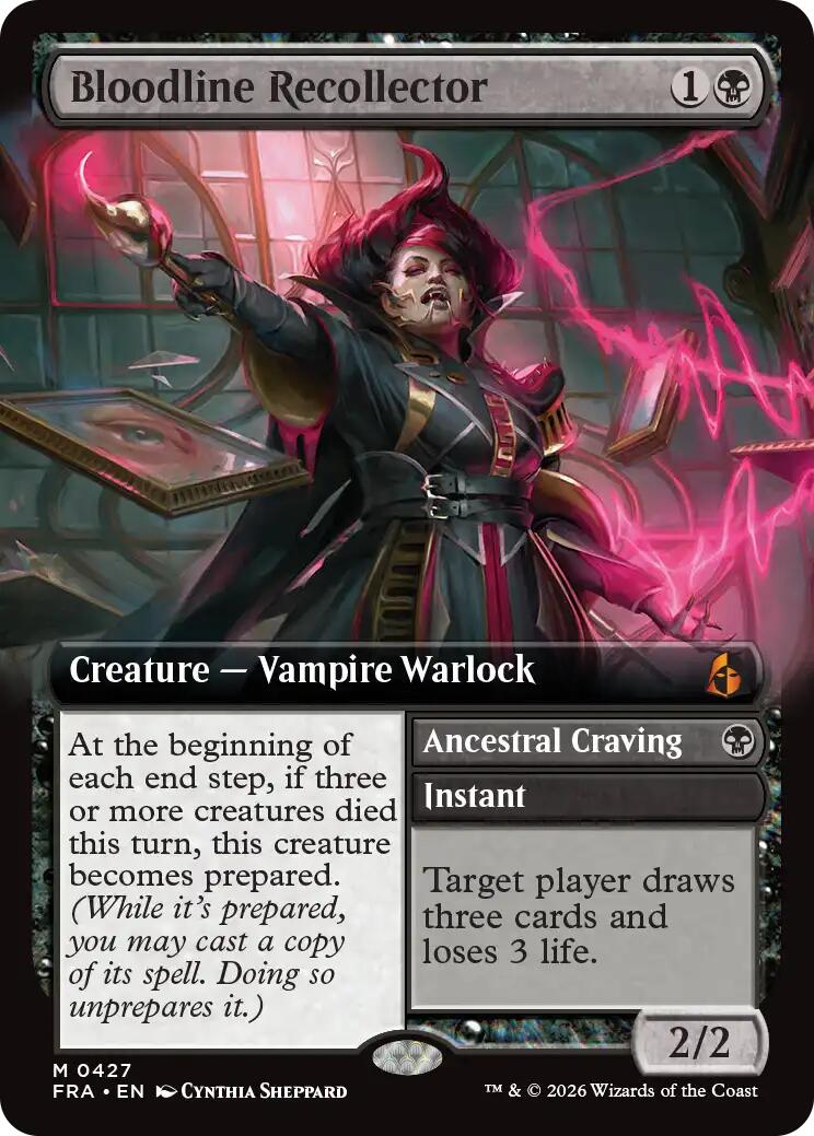 Bloodline Recollector (Extended Art) [Reality Fracture] | The Time Vault CA