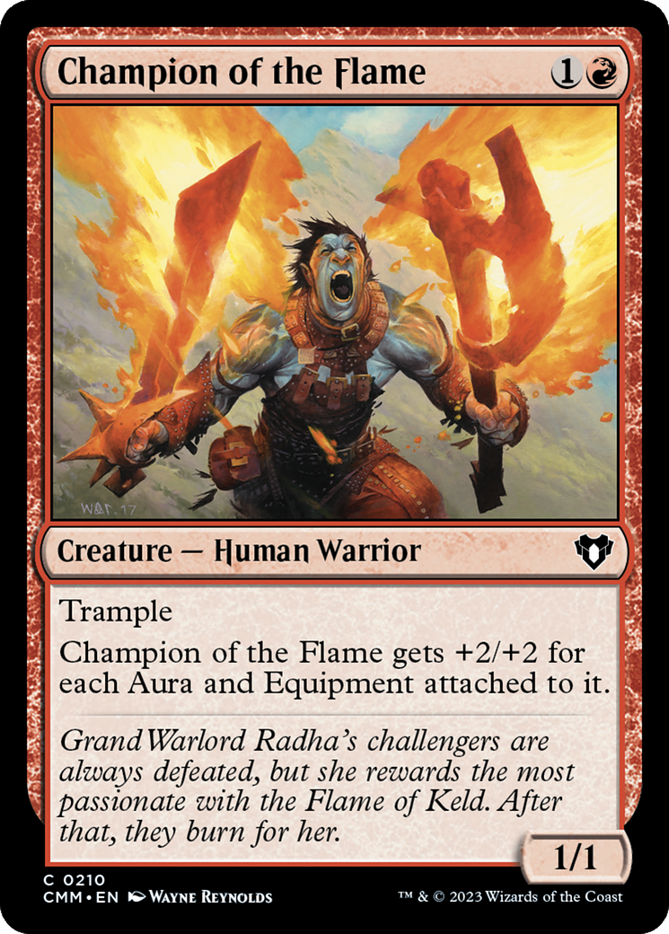 Champion of the Flame [Commander Masters] | The Time Vault CA