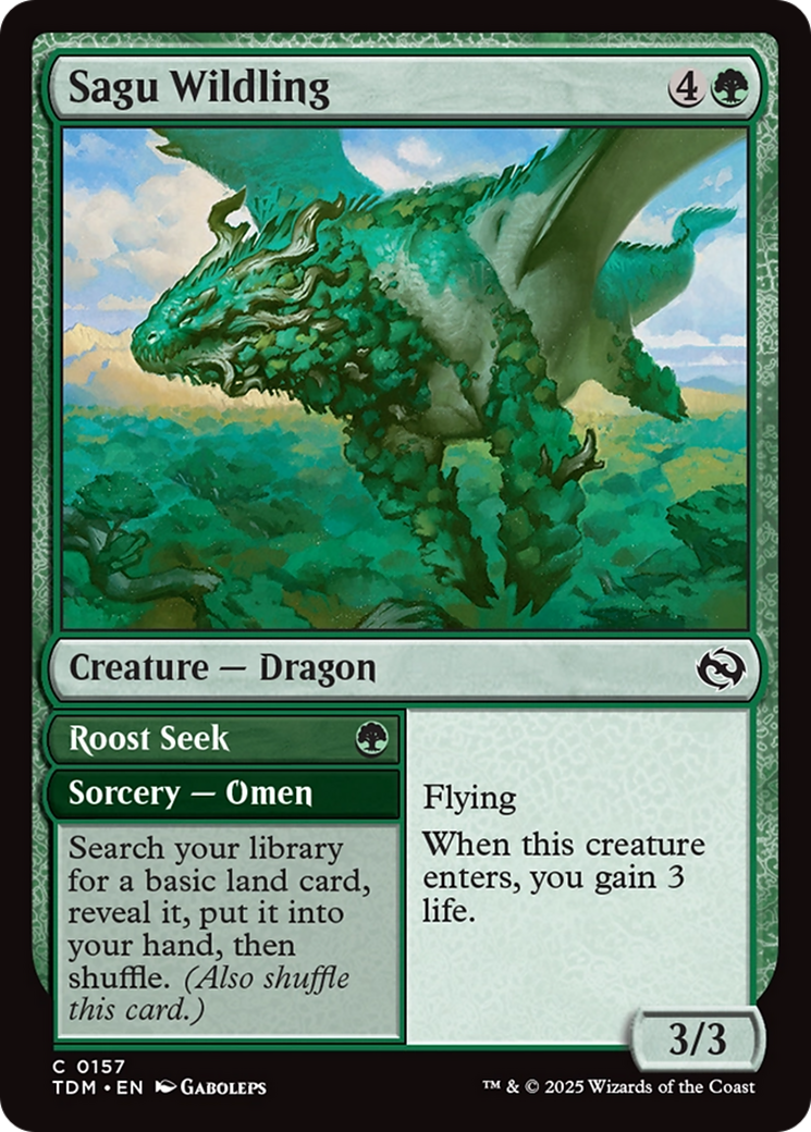 Sagu Wildling [Tarkir: Dragonstorm] | The Time Vault CA
