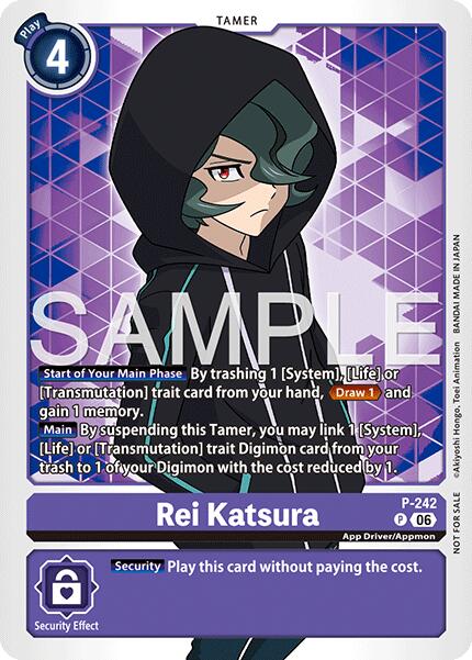 Rei Katsura [P-242] (Official Store Tournament 2026 Vol. 3 Participant) [Promotional Cards] | The Time Vault CA