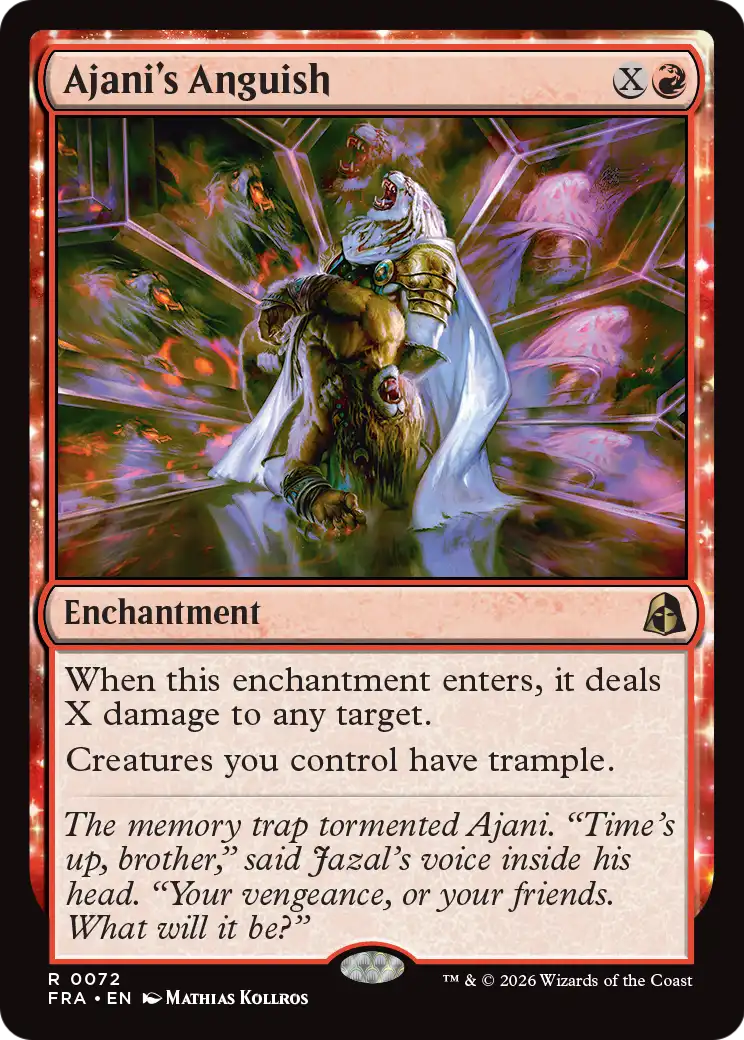 Ajani's Anguish [Reality Fracture] | The Time Vault CA