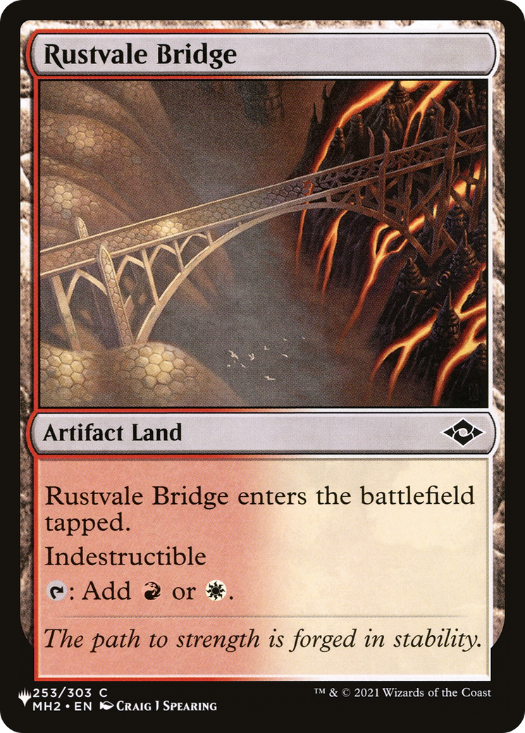 Rustvale Bridge [The List] | The Time Vault CA