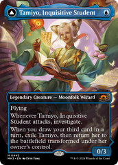 Tamiyo, Inquisitive Student // Tamiyo, Seasoned Scholar (Borderless) [Modern Horizons 3] | The Time Vault CA