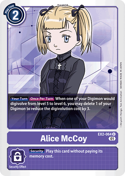 Alice McCoy [EX2-064] [Digital Hazard] | The Time Vault CA