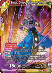 Beerus, Divine Destroyer's Advent (Zenkai Series Tournament Pack Vol.2) (P-452) [Tournament Promotion Cards] | The Time Vault CA