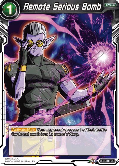 Remote Serious Bomb (Reprint) (DB1-086) [Battle Evolution Booster] | The Time Vault CA