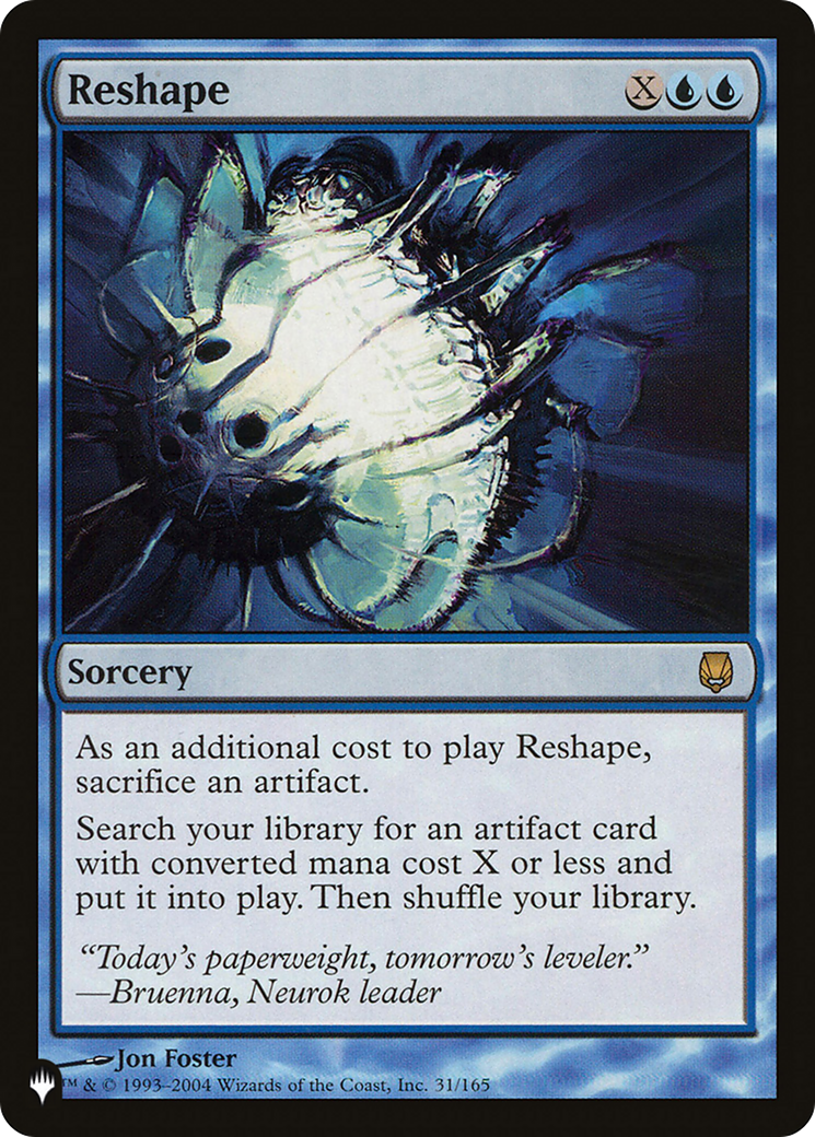 Reshape [The List] | The Time Vault CA