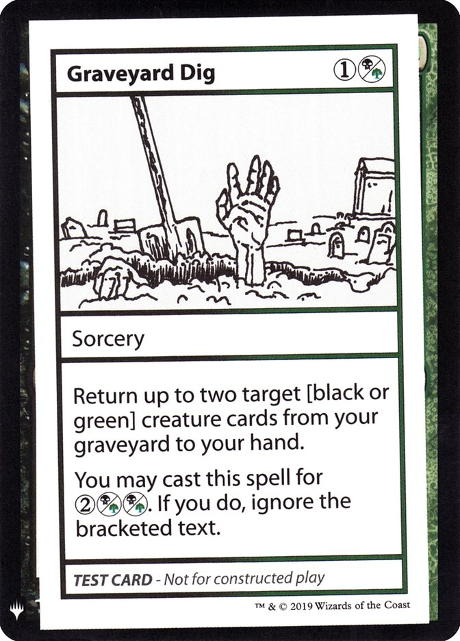 Graveyard Dig [Mystery Booster Playtest Cards] | The Time Vault CA