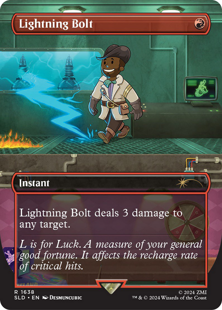 Lightning Bolt (1638) (Rainbow Foil) [Secret Lair Drop Series] | The Time Vault CA