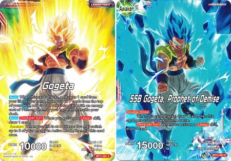Gogeta // SSB Gogeta, Prophet of Demise (BT11-001) [Vermilion Bloodline] | The Time Vault CA