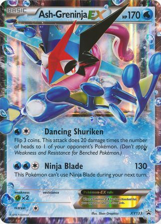 Ash-Greninja EX (XY133) (Jumbo Card) [XY: Black Star Promos] | The Time Vault CA