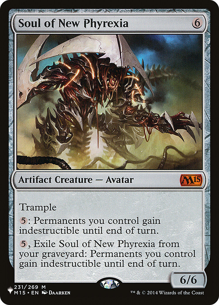 Soul of New Phyrexia [The List] | The Time Vault CA