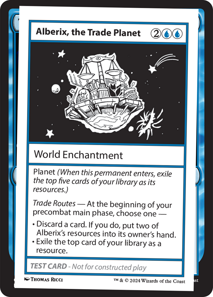 Alberix, the Trade Planet [Mystery Booster 2 Playtest Cards] | The Time Vault CA