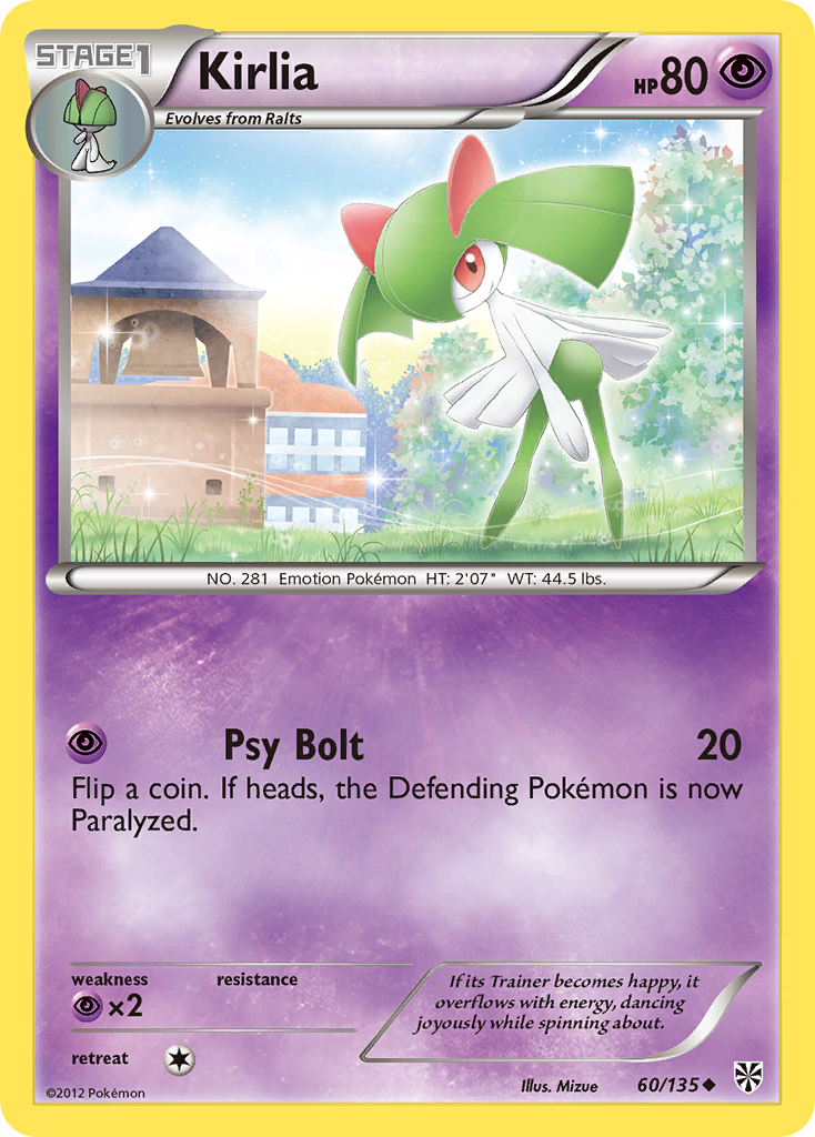 Kirlia (60/135) [Black & White: Plasma Storm] | The Time Vault CA