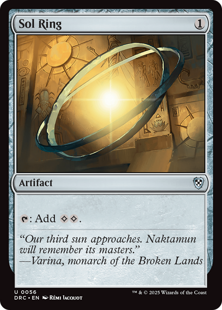 Sol Ring [Aetherdrift Commander] | The Time Vault CA