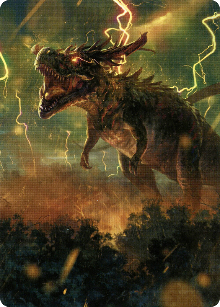 Thrasta, Tempest's Roar Art Card (42) [Modern Horizons 2 Art Series] | The Time Vault CA