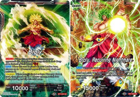Broly // Broly, Recurring Nightmare (BT7-002) [Assault of the Saiyans] | The Time Vault CA
