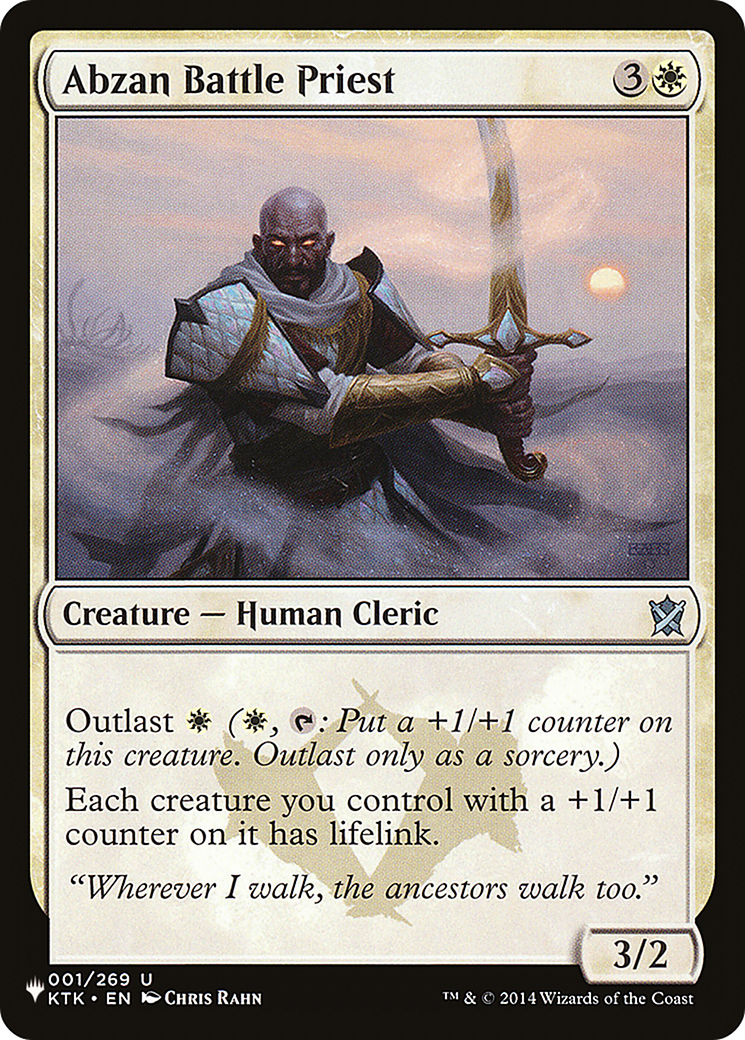 Abzan Battle Priest [The List] | The Time Vault CA