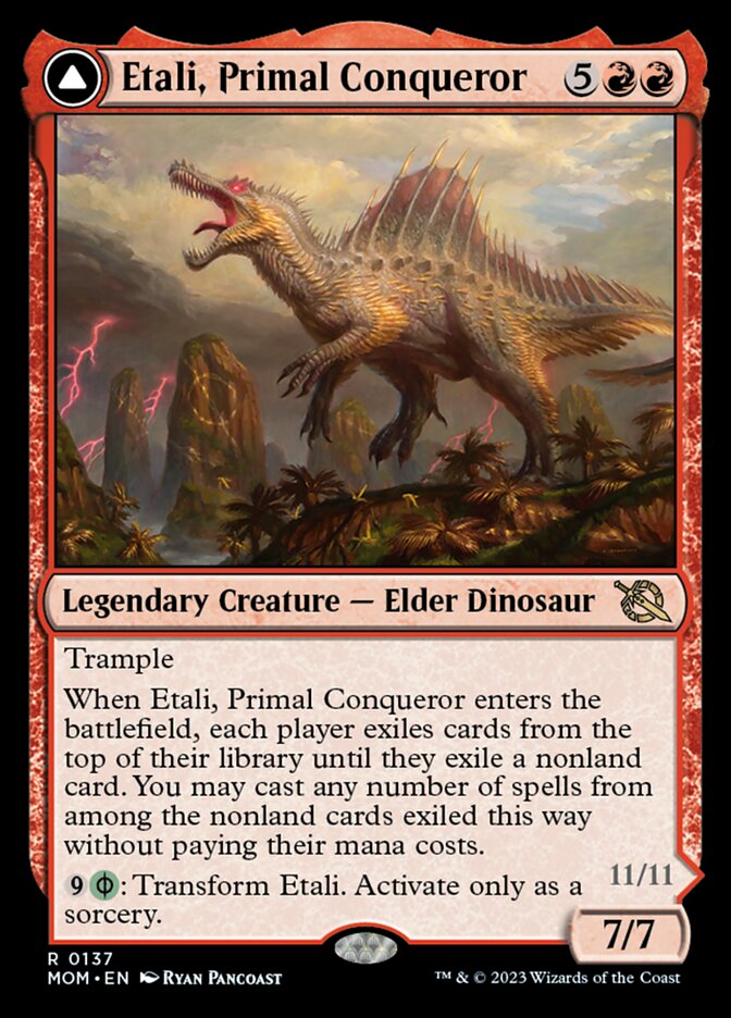 Etali, Primal Conqueror // Etali, Primal Sickness [March of the Machine] | The Time Vault CA