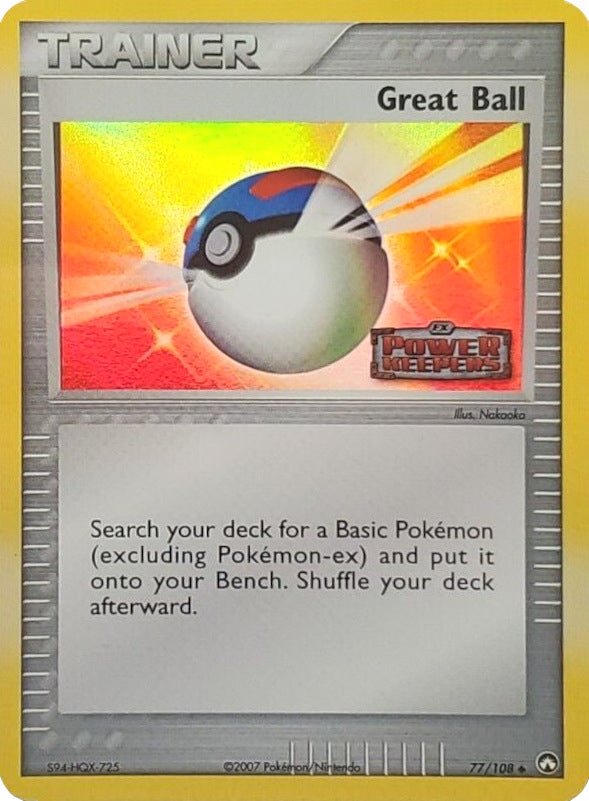 Great Ball (77/108) (Stamped) [EX: Power Keepers] | The Time Vault CA