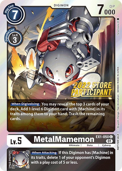 MetalMamemon [EX1-050] (2022 Store Participant) [Classic Collection Promos] | The Time Vault CA