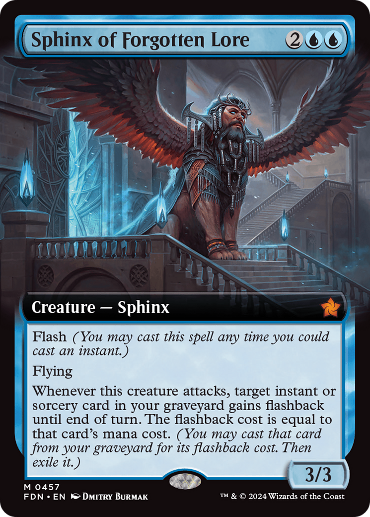 Sphinx of Forgotten Lore (Extended Art) [Foundations] | The Time Vault CA