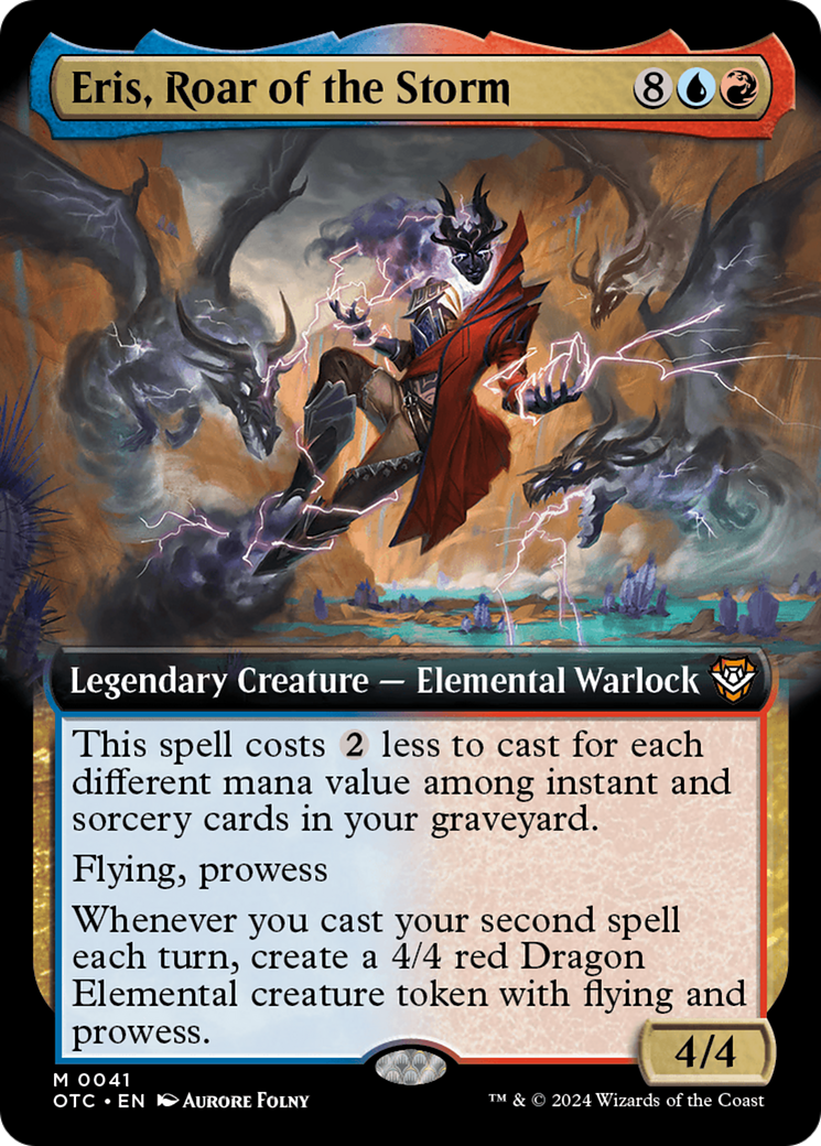 Eris, Roar of the Storm (Extended Art) [Outlaws of Thunder Junction Commander] | The Time Vault CA