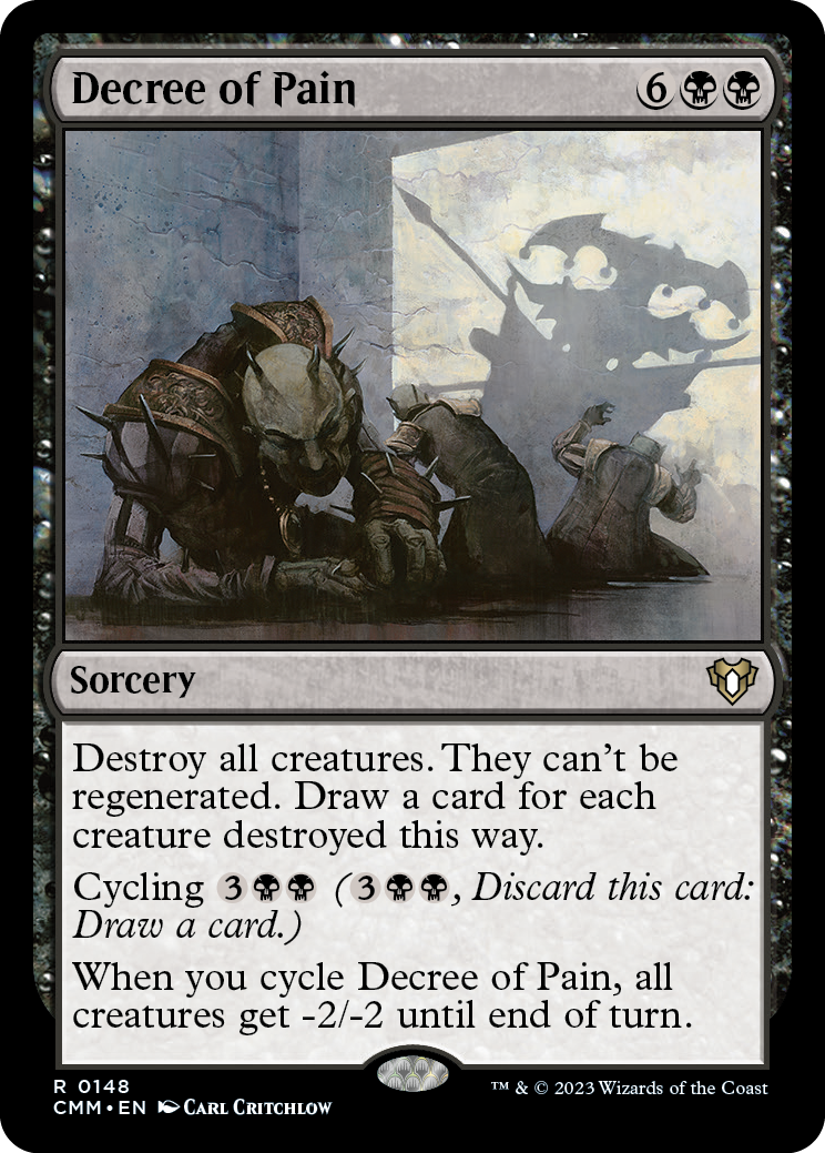 Decree of Pain [Commander Masters] | The Time Vault CA