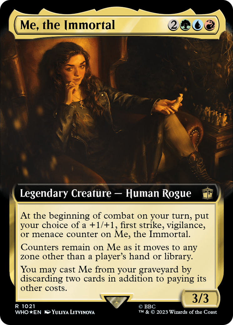 Me, the Immortal (Extended Art) (Surge Foil) [Doctor Who] | The Time Vault CA