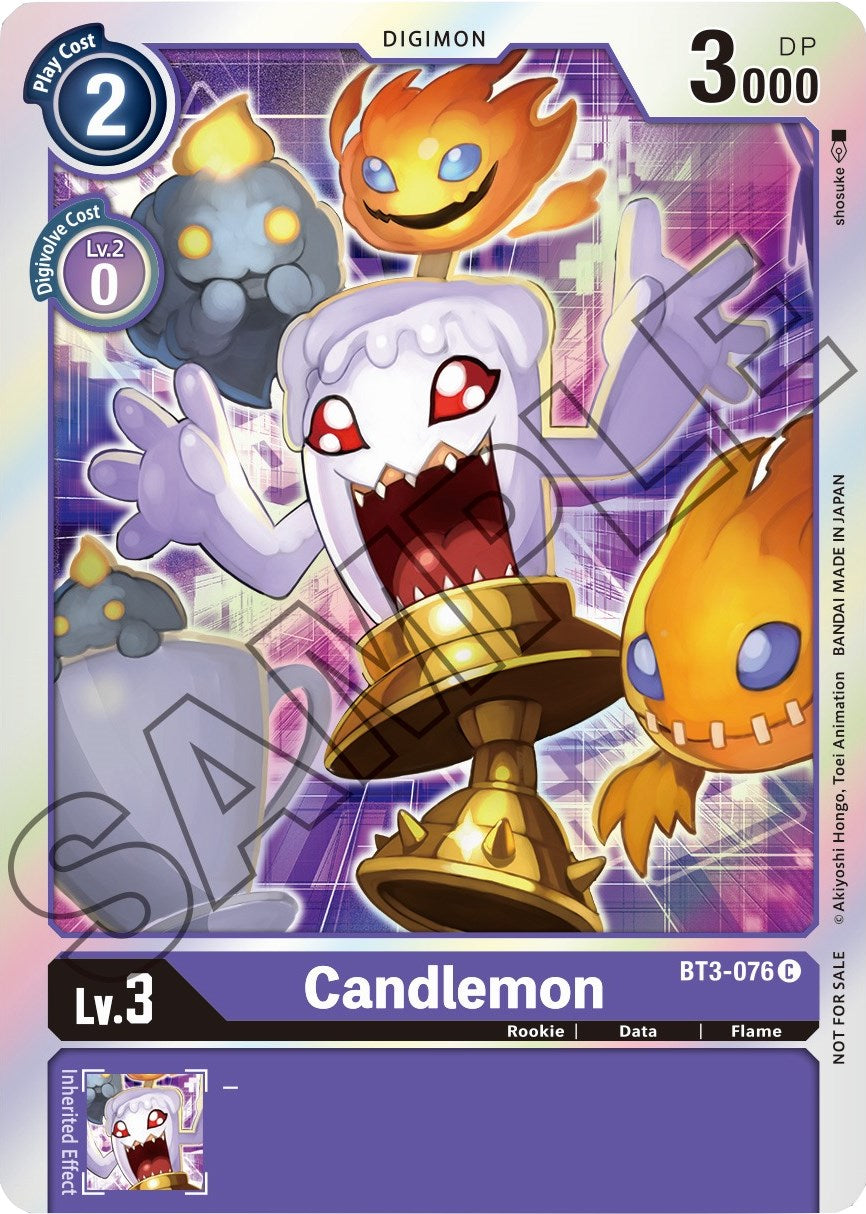 Candlemon [BT3-076] (Event Pack 1) [Release Special Booster Promos] | The Time Vault CA